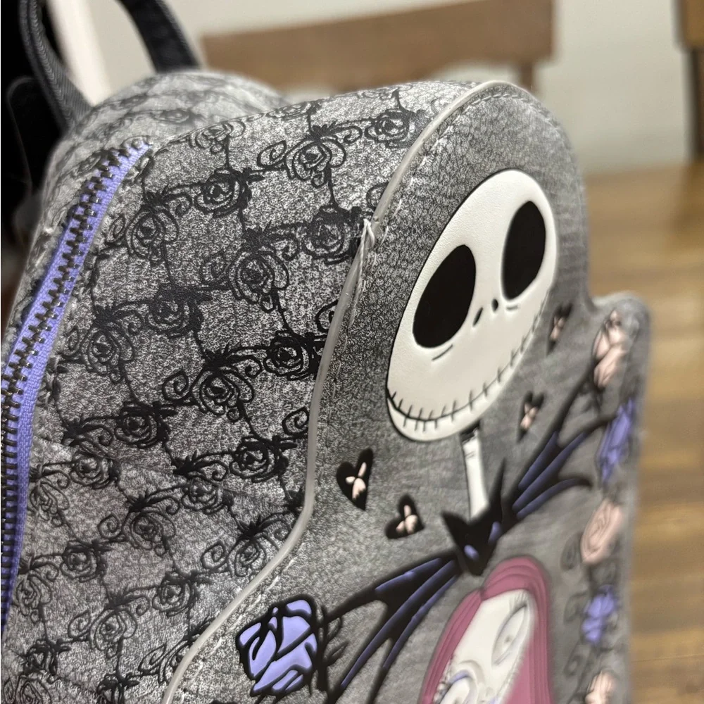 Loungefly Disney Nightmare Before Christmas Eternally Yours Tombstone Backpack - Picture 8 of 11